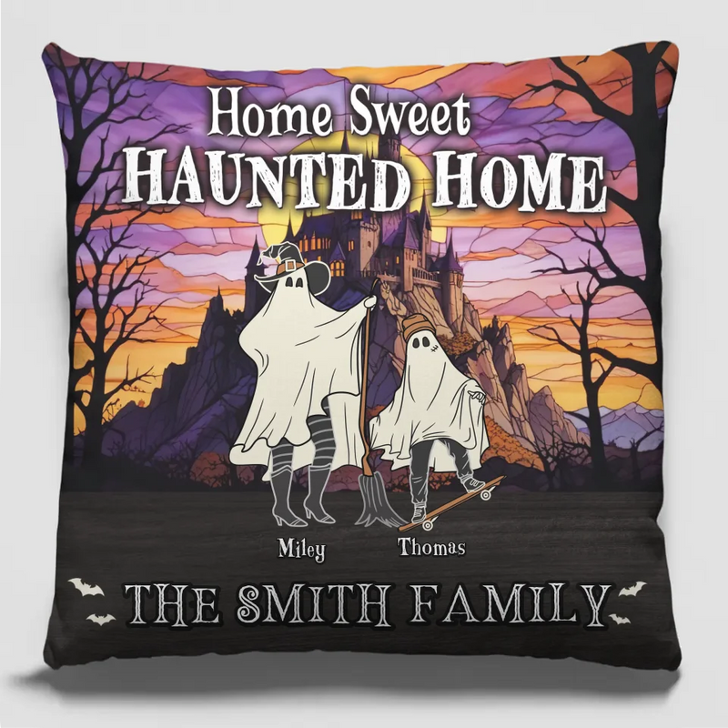 Custom Name Halloween Family Gifts - Personalized Pillow