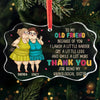 Friends Are Great, Old Friends Are Better - Bestie Personalized Custom Benelux Glass Ornament - Christmas Gift For Best Friends, BFF, Sisters