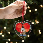 Custom Name Christmas Friendship Gifts - Personalized Glass Ornament