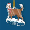 Paws And Enjoy The Magic Of Christmas - Dog & Cat Personalized Custom Ornament - Acrylic Custom Shaped - Christmas Gift For Pet Owners, Pet Lovers