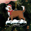 Paws And Enjoy The Magic Of Christmas - Dog & Cat Personalized Custom Ornament - Acrylic Custom Shaped - Christmas Gift For Pet Owners, Pet Lovers