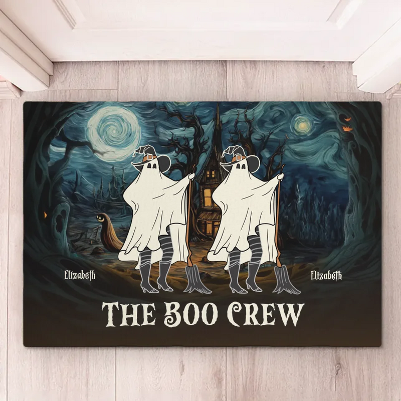 Custom Name Halloween Family Ghosts - Personalized Doormat