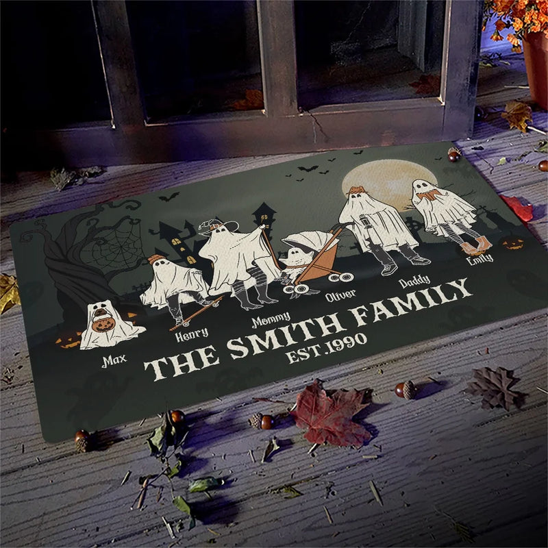 Ain't No Family Like The One We Got - Family Personalized Custom Home Decor Decorative Mat - Halloween Gift For Family Members