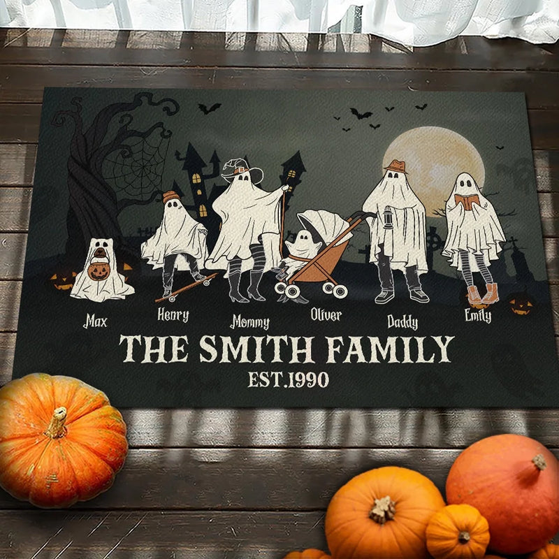 Ain't No Family Like The One We Got - Family Personalized Custom Home Decor Decorative Mat - Halloween Gift For Family Members