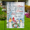 Forever Cherished, Never Forgotten - Memorial Personalized Custom Flag - Sympathy Gift For Family Members