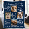 Custom Photo You Are Loved Beyond Words - Memorial Personalized Custom Blanket - Sympathy Gift For Pet Owners, Pet Lovers