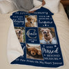 Custom Photo You Are Loved Beyond Words - Memorial Personalized Custom Blanket - Sympathy Gift For Pet Owners, Pet Lovers