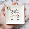 Sometimes Being With Your Best Friend Is All The Therapy You Need - Bestie Personalized Custom Jewelry Dish - Gift For Best Friends, BFF, Sisters