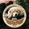 Custom Photo In Loving Memory Of Our Cherished Friend - Memorial Personalized Custom Shaped 2 Layered Wood Christmas Ornament - Sympathy Gift, Christmas Gift For Pet Owners, Pet Lovers