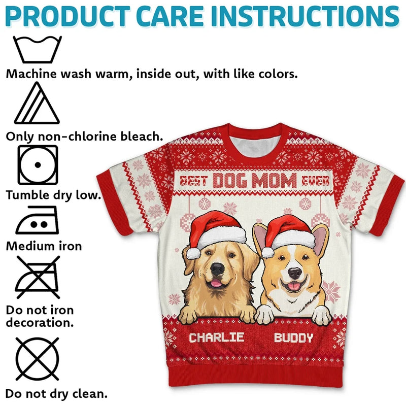 All I Want For Christmas Is You! - Dog & Cat Personalized Custom All Over Print Adult Short Sleeve Sweater - Christmas Gift For Pet Owners, Pet Lovers