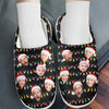 Custom Photo My Favorite Color Is Christmas Lights - Family Personalized Custom Fluffy Slippers - Christmas Gift For Family Members