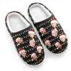 Custom Photo My Favorite Color Is Christmas Lights - Family Personalized Custom Fluffy Slippers - Christmas Gift For Family Members