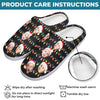 Custom Photo My Favorite Color Is Christmas Lights - Family Personalized Custom Fluffy Slippers - Christmas Gift For Family Members