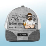 Custom Name Retirement Gifts for Men - Personalized Mesh-back Baseball Cap