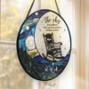 A Beautiful Soul Is Never Forgotten - Memorial Personalized Custom Stained Glass Window Hanging Suncatcher - Sympathy Gift For Family Members
