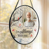 Custom Photo Not A Day Goes By That You Are Not Missed - Memorial Personalized Custom Stained Glass Window Hanging Suncatcher - Sympathy Gift For Family Members