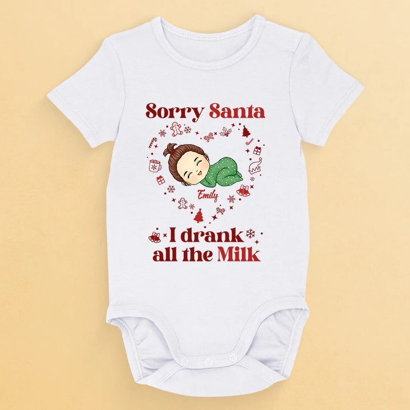 Your First Christmas Is A Gift We’ll Cherish Forever - Family Personalized Custom Baby Onesie - Christmas Gift For Baby Kids, Newborn Baby