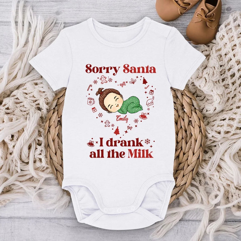Your First Christmas Is A Gift We’ll Cherish Forever - Family Personalized Custom Baby Onesie - Christmas Gift For Baby Kids, Newborn Baby
