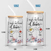 A Great Way To Toast To Your Friendship - Bestie Personalized Custom Glass Cup, Iced Coffee Cup - Gift For Best Friends, BFF, Sisters