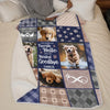 Custom Photo No Amount Of Time Can Erase The Memory Of A Good Pet - Memorial Personalized Custom Blanket - Sympathy Gift For Pet Owners, Pet Lovers