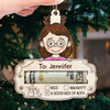Families Bring Extra Joy To Christmas - Family Personalized Custom Ornament, Money Holder - Wood Custom Shaped -  Christmas Gift For Family Members