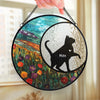 You Are My Angel, You Are Always By My Side - Memorial Personalized Custom Stained Glass Window Hanging Suncatcher - Sympathy Gift For Pet Owners, Pet Lovers