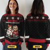 Friendship Never Ends - Bestie Personalized Custom Ugly Sweatshirt - Unisex Wool Jumper - Christmas Gift For Best Friends, BFF, Sisters