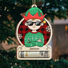 Love Grows Best In A Happy Family - Family Personalized Custom Ornament, Money Holder - Wood Custom Shaped -  Christmas Gift For Family Members