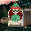 Love Grows Best In A Happy Family - Family Personalized Custom Ornament, Money Holder - Wood Custom Shaped -  Christmas Gift For Family Members