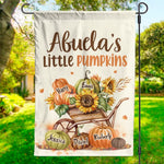 Custom Name Fall Pumpkin Gifts for Grandma - Personalized Flag