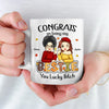 You Are Blood, You Are Sisters - Besties Personalized Custom Mug - Autumn Fall Gift For Best Friends, BFF, Sisters