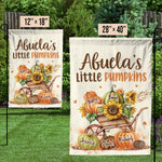 Custom Name Fall Pumpkin Gifts for Grandma - Personalized Flag