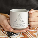 Custom Name Memorial Keepsake - Personalized Pottery Mug