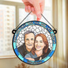 Custom Photo Every Day With You Is The Best Day Of My Life - Couple Personalized Window Hanging Suncatcher - Gift For Husband Wife, Anniversary