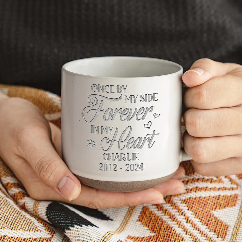 Custom Pet Memorial Keepsake Gifts - Personalized Pottery Mug