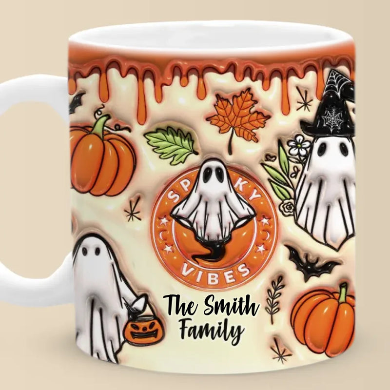 Custom Family Name Halloween Gifts - Personalized Mugs