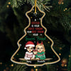 Christmas Is Better With Friends - Bestie Personalized Custom Ornament - Acrylic Custom Shaped - Christmas Gift For Best Friends, BFF, Sisters