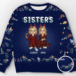 Custom Name Sisters Gifts for Women - Personalized Sweatshirt