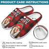 Custom Photo A Sweet Reminder Of Your Bond Every Time You Slip Them On - Couple Personalized Custom Fluffy Slippers - Christmas Gift For Husband Wife, Anniversary