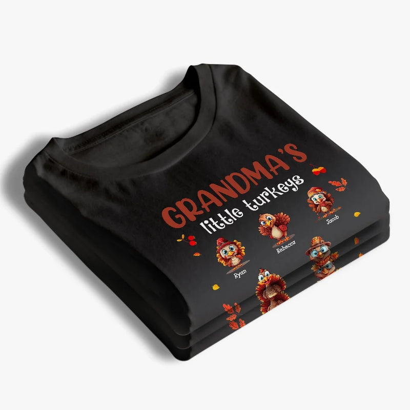 A Mother's Love Never Fades - Family Personalized Custom Unisex T-shirt, Hoodie, Sweatshirt - Thanksgiving Gift, Fall Season Gift For Mom, Grandma