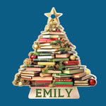 Custom Name Christmas Book Lover Gifts - Personalized Ornament
