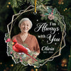 Custom Photo Your Presence Is Deeply Missed - Memorial Personalized Custom Ornament - Acrylic Custom Shaped - Christmas Gift, Sympathy Gift For Family Members