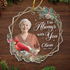 Custom Photo Your Presence Is Deeply Missed - Memorial Personalized Custom Ornament - Acrylic Custom Shaped - Christmas Gift, Sympathy Gift For Family Members