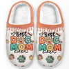 Pawsitively Grateful For The Joy My Pet Brings This Christmas - Dog & Cat Personalized Custom Fluffy Slippers - Christmas Gift For Pet Owners, Pet Lovers