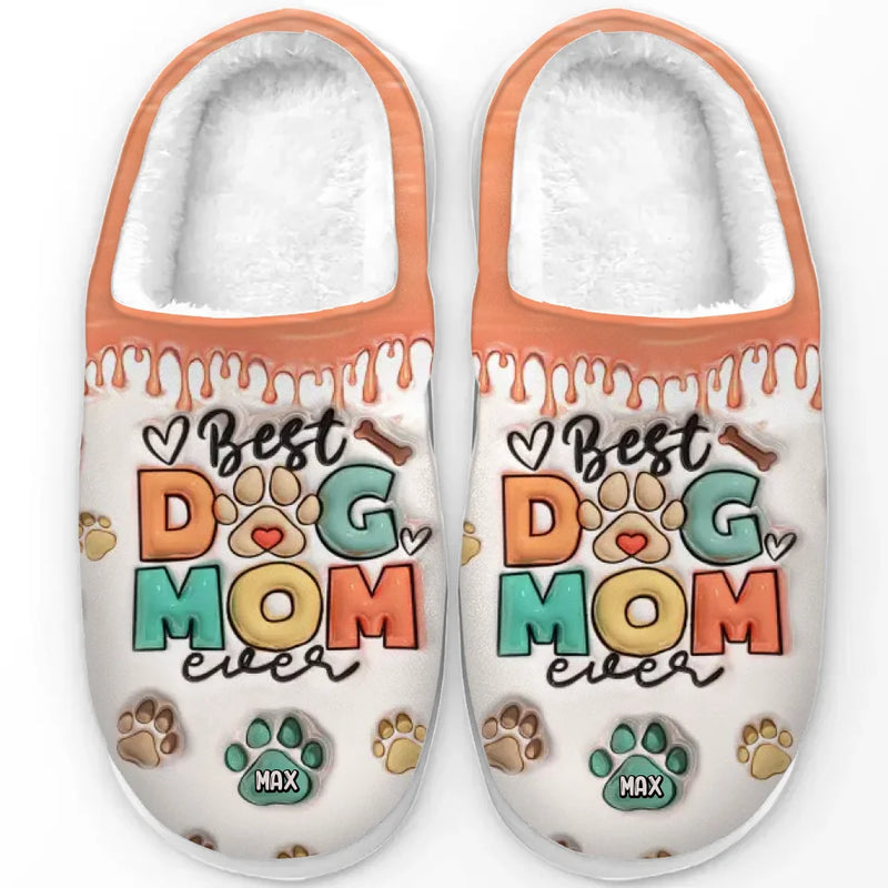 Pawsitively Grateful For The Joy My Pet Brings This Christmas - Dog & Cat Personalized Custom Fluffy Slippers - Christmas Gift For Pet Owners, Pet Lovers