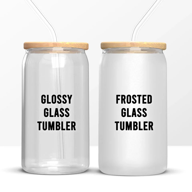 As Mothers And Daughters, We Are Connected With One Another - Family Personalized Custom Glass Cup, Iced Coffee Cup - Gift For Mom, Daughter