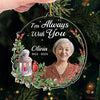 Custom Photo Gone From Our Sight, But Never From Our Hearts - Memorial Personalized Custom Ornament - Acrylic Custom Shaped - Sympathy Gift, Christmas Gift For Family Members
