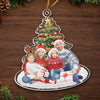 Custom Photo My Family Knows How To Sparkle At Christmas! - Family Personalized Custom Ornament - Acrylic Custom Shaped - Christmas Gift For Family Members