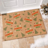 Family Makes The Season Bright - Family Personalized Custom Home Decor Decorative Mat - Christmas Gift For Family Members