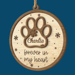 Custom Name Pet Memorial Christmas Gifts - Personalized 2 Layers Ornament